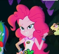 Size: 1223x1115 | Tagged: safe, screencap, pinkie pie, equestria girls, g4, my little pony equestria girls: legend of everfree, discovery kids, food, marshmallow