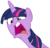 Size: 3469x3353 | Tagged: safe, artist:sketchmcreations, twilight sparkle, alicorn, pony, every little thing she does, g4, my little pony: friendship is magic, angry, faic, female, folded wings, high res, how do you make your neck go like that?, long neck, mare, open mouth, simple background, solo, transparent background, twilight sparkle (alicorn), uvula, vector