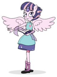 Size: 724x973 | Tagged: safe, artist:unoriginai, twilight sparkle, oc, oc only, oc:star iolite, gem (race), human, hybrid, equestria girls, g4, crossover, crossover fusion, female, fusion, fusion:pearl, fusion:twilight sparkle, fusion:twipearl, gem, gem fusion, hybrid fusion, pearl, pearl (steven universe), ponied up, pony ears, simple background, solo, steven universe, transparent background, twilight sparkle (alicorn), wings