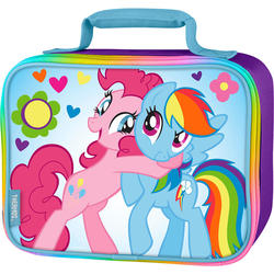 Size: 1000x1000 | Tagged: safe, pinkie pie, rainbow dash, g4, bag, hug, lunchbox, merchandise, toys r us