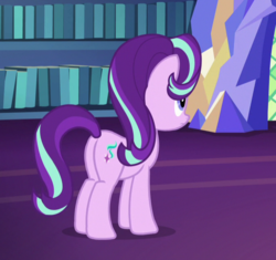 Size: 671x630 | Tagged: safe, screencap, starlight glimmer, pony, unicorn, every little thing she does, g4, butt, cropped, female, glimmer glutes, mare, plot, solo