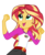 Size: 5165x6346 | Tagged: safe, artist:keronianniroro, sunset shimmer, equestria girls, g4, legend of everfree, absurd resolution, camp everfree outfits, clothes, female, fist, open mouth, shorts, simple background, solo, transparent background, vector