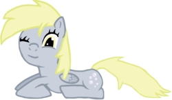 Size: 4415x2560 | Tagged: safe, artist:derphed, derpy hooves, pegasus, pony, g4, female, mare, one eye closed, solo, wink