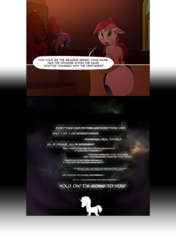 Size: 3541x5016 | Tagged: safe, artist:gashiboka, doctor whooves, roseluck, time turner, oc, oc:midnight moon, bat pony, earth pony, pony, comic:recall the time of no return, g4, comic, doctor who, zygon