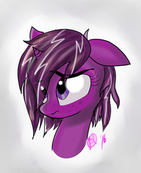 Size: 3011x3682 | Tagged: safe, artist:tuxedostallion, oc, oc only, oc:vulsegardt, badge, bust, high res, icon, portrait, sai, simple background, solo