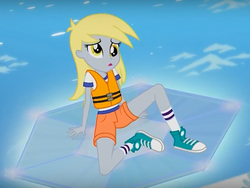 Size: 820x616 | Tagged: safe, screencap, derpy hooves, equestria girls, g4, my little pony equestria girls: legend of everfree, clothes, converse, female, legs, shoes, sneakers, solo