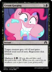 Size: 375x523 | Tagged: safe, pinkie pie, every little thing she does, g4, card, faic, female, magic the gathering, solo