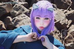 Size: 960x640 | Tagged: safe, artist:littlemissbloo, maud pie, human, g4, clothes, cosplay, costume, irl, irl human, photo, solo