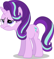 Size: 4425x4895 | Tagged: safe, artist:shutterflyeqd, starlight glimmer, pony, every little thing she does, g4, absurd resolution, female, impatient, simple background, solo, transparent background, vector