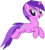 Size: 2609x2918 | Tagged: safe, artist:ironm17, amethyst star, sparkler, pony, unicorn, g4, awwmethyst star, background pony, female, high res, jumping, looking back, mare, open mouth, open smile, simple background, smiling, solo, transparent background, vector