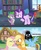 Size: 1500x1851 | Tagged: safe, edit, edited screencap, hundreds of users filter this tag, screencap, applejack, fluttershy, rainbow dash, spike, starlight glimmer, dragon, earth pony, pegasus, pony, unicorn, every little thing she does, g4, my little pony: friendship is magic, angry, card, darth vader, male, screencap comic, ship:sparlight, shipping, star wars, starlight's room, straight, yelling