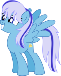 Size: 2526x3121 | Tagged: safe, artist:orin331, minuette, pegasus, pony, dancerverse, g4, alternate design, alternate universe, female, high res, pegasus minuette, race swap, solo