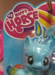 Size: 398x544 | Tagged: safe, blatant lies, bootleg, concerned pony, irl, lies, my happy horse, photo, toy