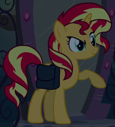 Size: 448x493 | Tagged: safe, screencap, sunset shimmer, pony, unicorn, equestria girls, g4, cropped, female, solo