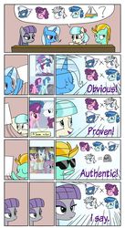 Size: 1000x1825 | Tagged: safe, artist:acidemerald, coco pommel, double diamond, lightning dust, maud pie, night glider, party favor, sugar belle, trixie, earth pony, pegasus, pony, unicorn, g4, coco the shipper, comic, equal four, female, implied gay, implied lesbian, implied straight, lesbian, lightning the shipper, male, mare, maud the shipper, ship:partydiamond, ship:partyglider, ship:sugardiamond, ship:sugarglider, shipper on deck, shipping, shipping war, stallion, the great and powerful shipper