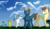 Size: 3700x2160 | Tagged: safe, artist:wavemasterkaz, oc, oc only, oc:city sweep, oc:cumulonimbus, oc:ocean serenity, oc:sequoia, oc:snap fable, oc:star bright, earth pony, pegasus, pony, unicorn, female, giant pony, high res, macro, male, mare, size difference, stallion, tree