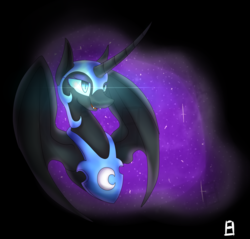 Size: 2723x2602 | Tagged: safe, artist:dragon9913, nightmare moon, g4, female, high res, solo, spread wings