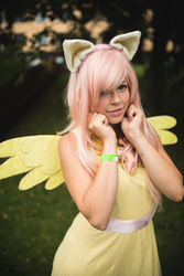 Size: 3840x5760 | Tagged: safe, artist:ellychan, artist:ellychancosplay, fluttershy, human, g4, clothes, cosplay, costume, irl, irl human, photo, solo