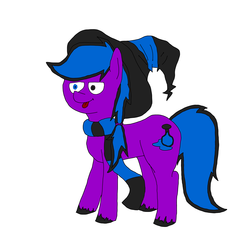 Size: 4200x4200 | Tagged: safe, artist:alchemist3rdesq, oc, oc only, pony, pony town, absurd resolution, clothes, hat, scarf, simple background, solo