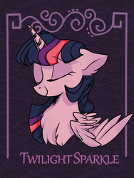 Size: 1200x1600 | Tagged: safe, artist:toris, twilight sparkle, alicorn, pony, g4, bust, eyes closed, female, portrait, solo, twilight sparkle (alicorn)