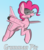 Size: 1280x1451 | Tagged: safe, artist:pandramodo, pinkie pie, original species, plane pony, pony, g4, female, flying, grumman x-29, jet, plane, planeified, solo, species swap