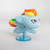 Size: 1000x1000 | Tagged: safe, rainbow dash, g4, chibi, cute, female, figurine, flying, smiling, solo, welovefine