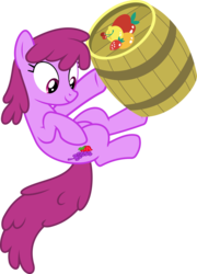 Size: 3697x5125 | Tagged: safe, artist:kevinerino, berry punch, berryshine, earth pony, pony, g4, slice of life (episode), absurd resolution, background pony, barrel, female, simple background, solo, transparent background, vector