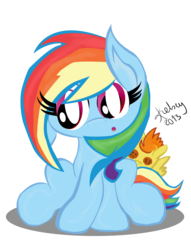 Size: 1350x1770 | Tagged: safe, artist:kelsey139, rainbow dash, spitfire, g4, cute, dashabetes, female, plushie