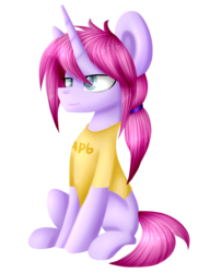 Size: 1024x1411 | Tagged: safe, artist:despotshy, oc, oc only, pony, unicorn, clothes, shirt, simple background, solo, transparent background