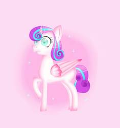 Size: 1550x1650 | Tagged: safe, artist:xflower-girlx, princess flurry heart, pony, g4, female, solo