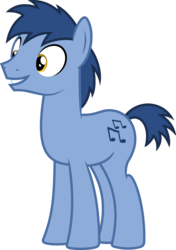 Size: 7503x10642 | Tagged: safe, artist:kevinerino, blues, noteworthy, earth pony, pony, for whom the sweetie belle toils, g4, absurd resolution, background pony, male, simple background, smiling, solo, stallion, transparent background, vector