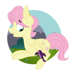 Size: 600x620 | Tagged: safe, artist:maximkoshe4ka, fluttershy, pony, g4, butterscotch, rule 63, solo