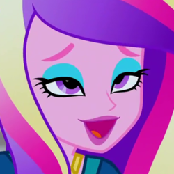 Size: 420x420 | Tagged: safe, screencap, dean cadance, princess cadance, equestria girls, g4, my little pony equestria girls: friendship games, cropped, female, open mouth, out of context, solo