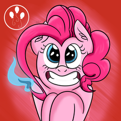 Size: 1500x1500 | Tagged: safe, artist:askpinkiepyro, artist:hellhounds04, pinkie pie, crossover, cute, diapinkes, female, pinkie pyro, pyro, solo, team fortress 2