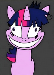 Size: 1388x1912 | Tagged: safe, artist:dachosta, twilight sparkle, g4, crazy face, faic, female, insanity, nightmare fuel, not salmon, reaction image, solo, twilight snapple, wat