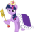 Size: 11058x10325 | Tagged: safe, artist:kevinerino, twilight sparkle, alicorn, pony, g4, princess twilight sparkle (episode), .svg available, absurd resolution, clothes, female, folded wings, mare, robe, scepter, simple background, solo, transparent background, twilight scepter, twilight sparkle (alicorn), vector