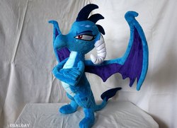 Size: 2048x1481 | Tagged: safe, artist:egalgay, princess ember, dragon, g4, handmade, irl, photo, plushie, solo