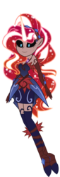 Size: 2495x7356 | Tagged: safe, artist:orin331, gaea everfree, rarity, equestria girls, g4, my little pony equestria girls: legend of everfree, absurd resolution, alternate universe, black sclera, clothes, dress, female, flash puppet, fusion, gaea rarity, sleeveless, solo, updated