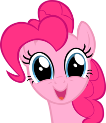 Size: 10227x11924 | Tagged: safe, artist:cyanlightning, pinkie pie, g4, pinkie apple pie, absurd resolution, cute, cyanlightning is trying to murder us, daaaaaaaaaaaw, diapinkes, faic, female, front view, happy, hnnng, looking at you, open mouth, simple background, smiling, smiling at you, solo, sweet dreams fuel, transparent background, vector