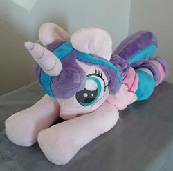 Size: 1024x1016 | Tagged: safe, artist:siamchuchusplushies, princess flurry heart, g4, beanie (plushie), irl, photo, plushie, solo