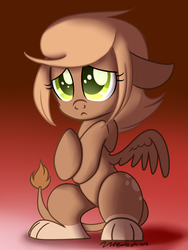 Size: 1024x1362 | Tagged: dead source, safe, artist:wubcakeva, oc, oc only, oc:nari, sphinx, foal, solo, sphinx oc