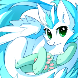 Size: 512x512 | Tagged: safe, artist:tomatocoup, oc, oc only, oc:patch, dracony, dragon, feathered dragon, hybrid, pony, icon, simple background, transparent background