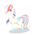 Size: 2000x2000 | Tagged: safe, artist:hikarie-katsura, fluttershy, rainbow dash, g4, :t, female, fusion, high res, solo