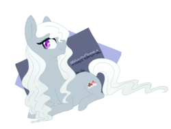 Size: 3330x2505 | Tagged: safe, artist:kittii-kat, oc, oc only, oc:moonstone, high res, parent:double diamond, parent:marble pie, solo