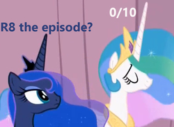 Size: 836x612 | Tagged: safe, princess celestia, princess luna, g4, reaction image