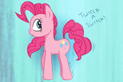 Size: 1080x720 | Tagged: safe, artist:brightsparkdev, pinkie pie, earth pony, pony, g4, female, pinkie sense, solo