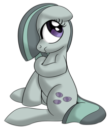 Size: 2162x2500 | Tagged: safe, artist:datapony, marble pie, earth pony, pony, g4, :s, cute, female, floppy ears, hair over one eye, high res, marblebetes, simple background, solo, transparent background, wavy mouth