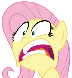 Size: 2953x3189 | Tagged: safe, artist:gebos97531, fluttershy, buckball season, g4, .svg available, faic, female, high res, open mouth, simple background, solo, transparent background, uvula, vector, wide eyes