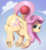 Size: 3900x4200 | Tagged: safe, artist:fawness, fluttershy, pegasus, pony, buckball season, g4, absurd resolution, ball, butt, cute, dock, female, flutterbutt, flying, looking at you, looking back, mare, plot, scene interpretation, shyabetes, sky, solo, tail, underhoof