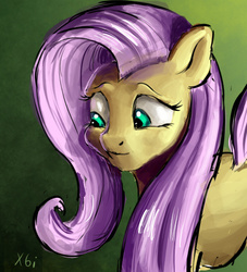 Size: 483x532 | Tagged: safe, artist:xbi, fluttershy, pony, g4, bust, female, portrait, solo